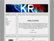 Tablet Screenshot of knights-reborn.org